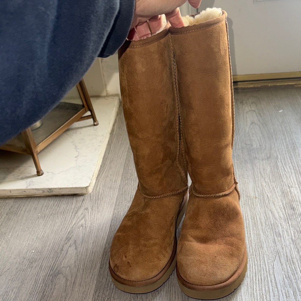 UGG Brown Shearling Winter Boots